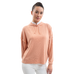 Harcour - Women's long-sleeve hoodie Plume apricot | - Ohlala
