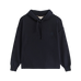 Harcour - Women's long sleeve hooded sweatshirt Plume marine | - Ohlala