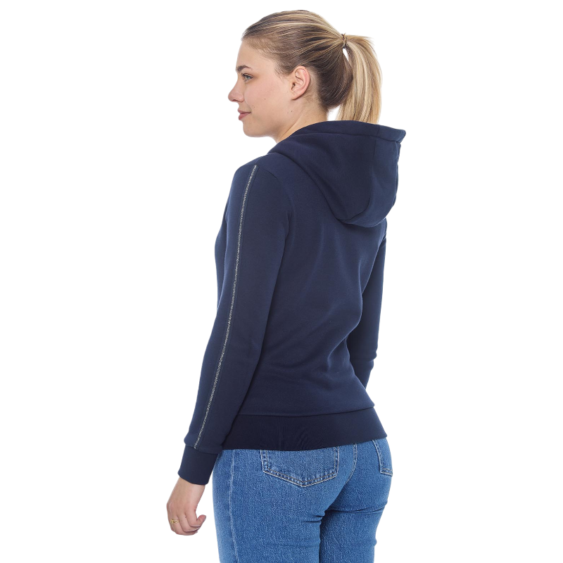 Harcour - Women's long sleeve zip sweatshirt Sworm navy | - Ohlala