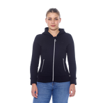 Harcour - Women's long sleeve zip sweatshirt Sworm black | - Ohlala