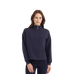 Harcour - Sweat col zippé manches longues femme Cassandre marine