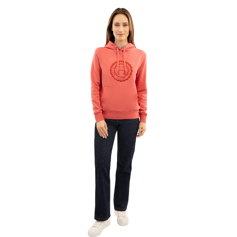 Harcour - Sweat manches longues femme Sama pamplemousse | - Ohlala