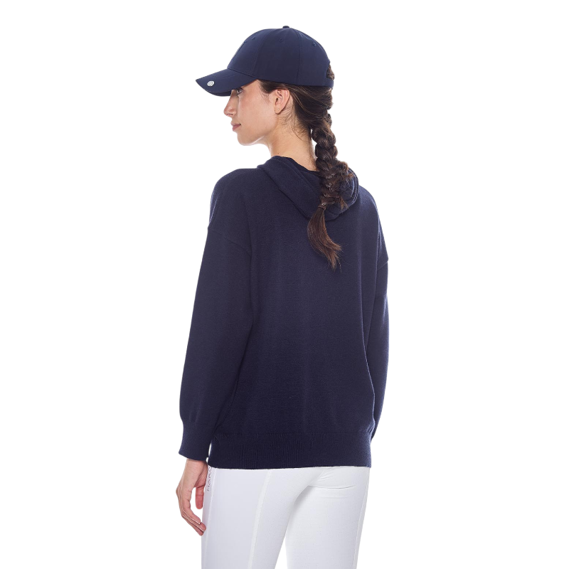 Harcour - Women's long-sleeve sweatshirt Santa navy | - Ohlala