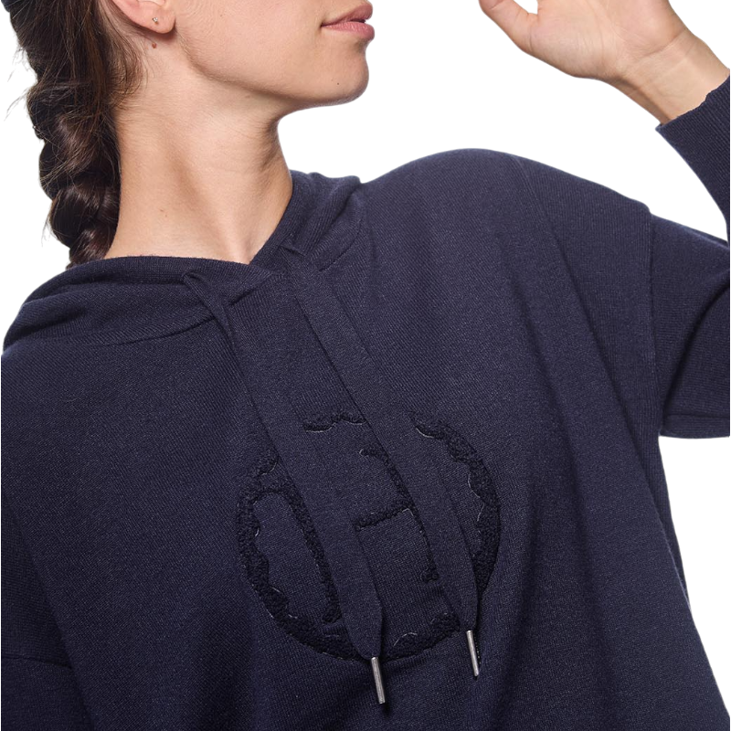 Harcour - Women's long-sleeve sweatshirt Santa navy | - Ohlala