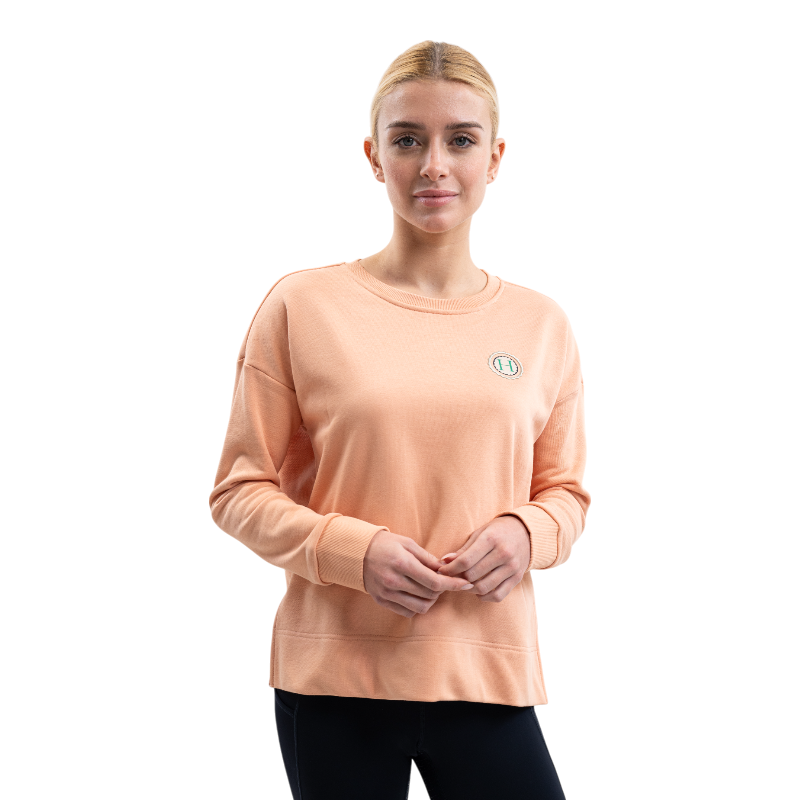 Harcour - Women's long-sleeve sweatshirt Santana apricot | - Ohlala