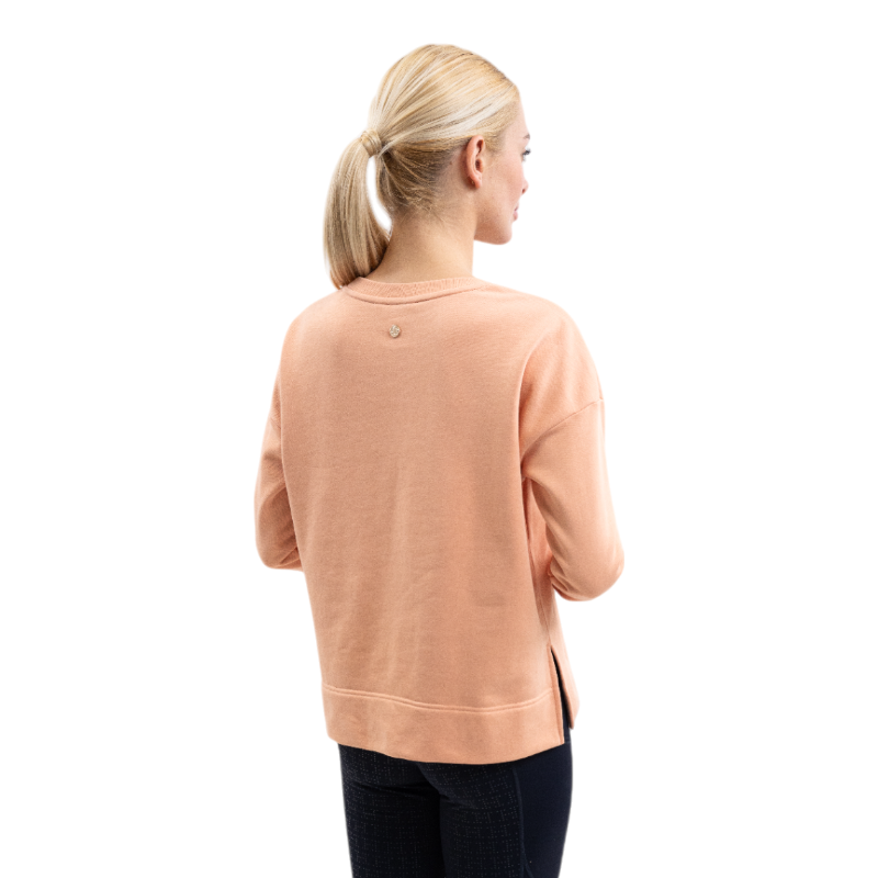 Harcour - Women's long-sleeve sweatshirt Santana apricot | - Ohlala