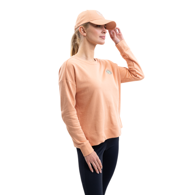 Harcour - Women's long sleeve sweatshirt Santana apricot | - Ohlala