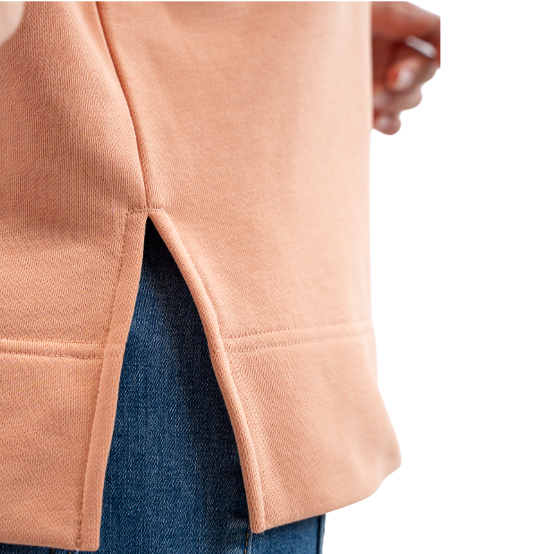 Harcour - Women's long sleeve sweatshirt Santana apricot | - Ohlala