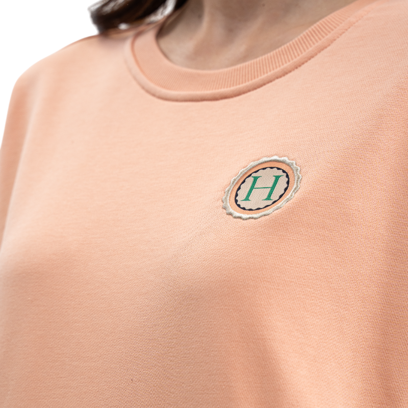 Harcour - Women's long sleeve sweatshirt Santana apricot | - Ohlala