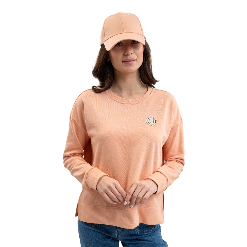 Harcour - Women's long-sleeve sweatshirt Santana apricot | - Ohlala