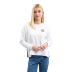Harcour - Women's long sleeve sweatshirt Santana white | - Ohlala