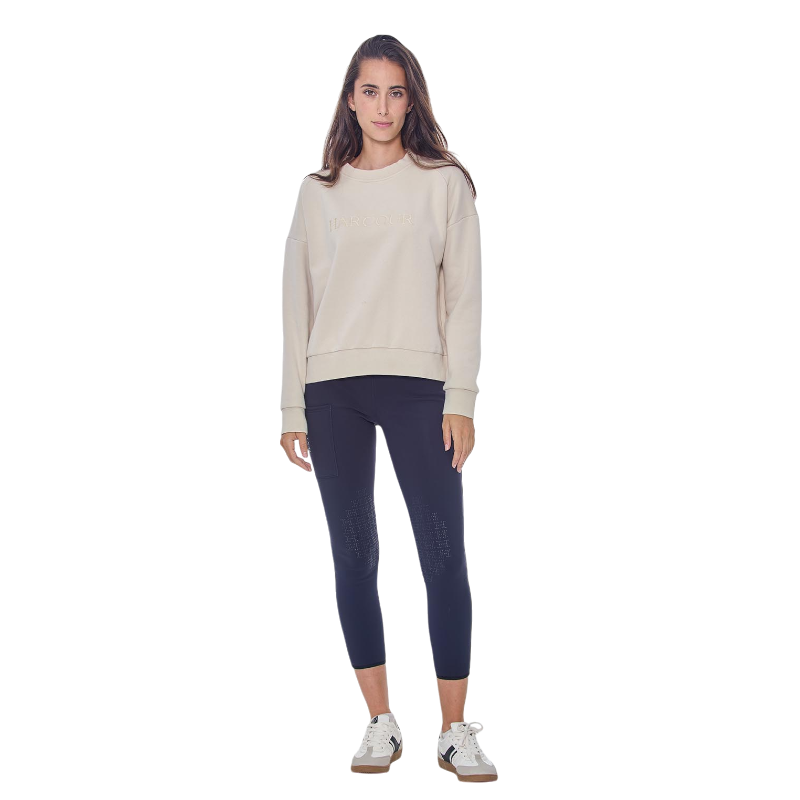 Harcour - Women's long sleeve sweatshirt Sirius ivory | - Ohlala