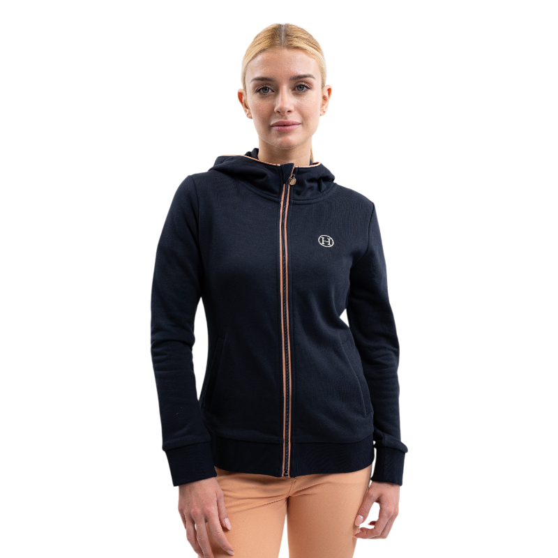 Harcour - Strella navy women's long-sleeve sweatshirt | - Ohlala