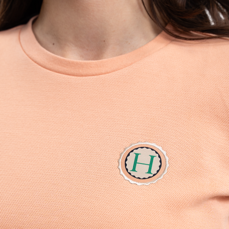 Harcour - Women's short-sleeve T-shirt Tchaka apricot | - Ohlala
