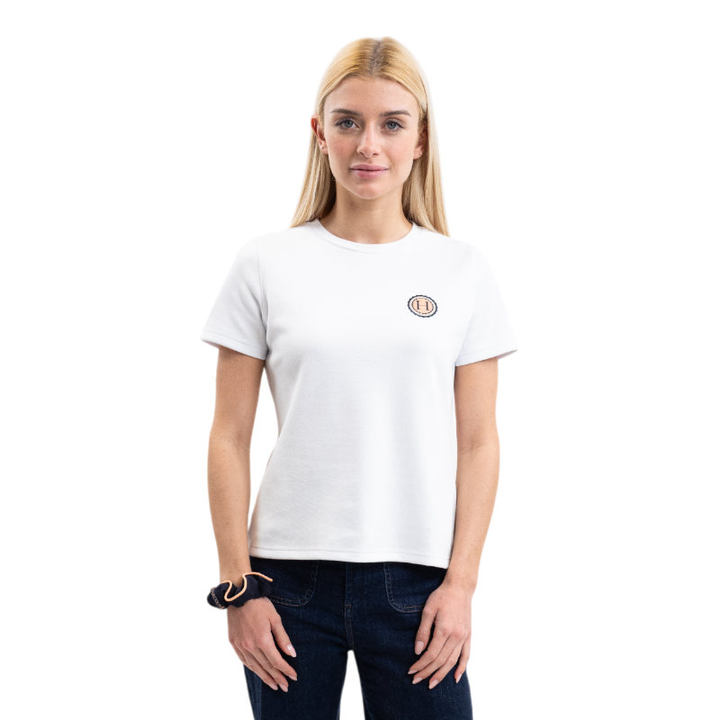 Harcour - Women's short-sleeve T-shirt Tchaka white | - Ohlala