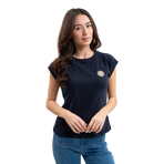 Harcour - Women's short-sleeve T-shirt Tchaka navy | - Ohlala