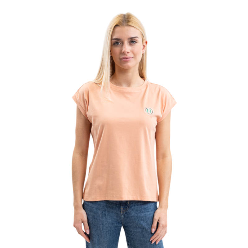 Harcour - Telma women's short-sleeve t-shirt apricot | - Ohlala