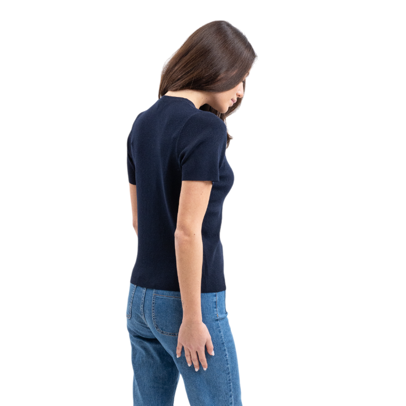 Harcour - Women's short-sleeve T-shirt Tzimi navy | - Ohlala