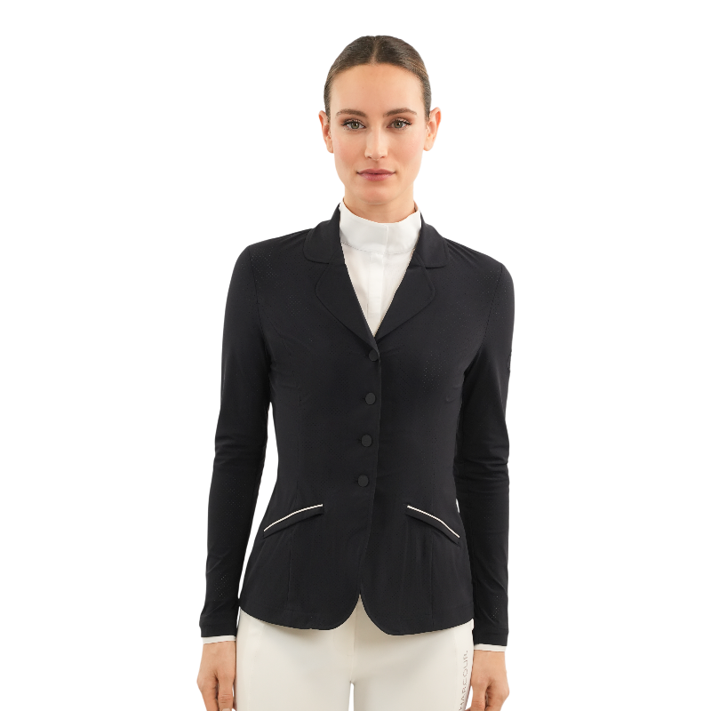 Harcour - Veste de concours femme Bess marine | - Ohlala