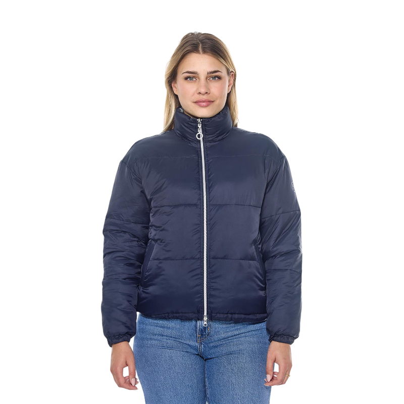 Harcour - Damen-Steppjacke mit langen Ärmeln Janari marine | - Ohlala