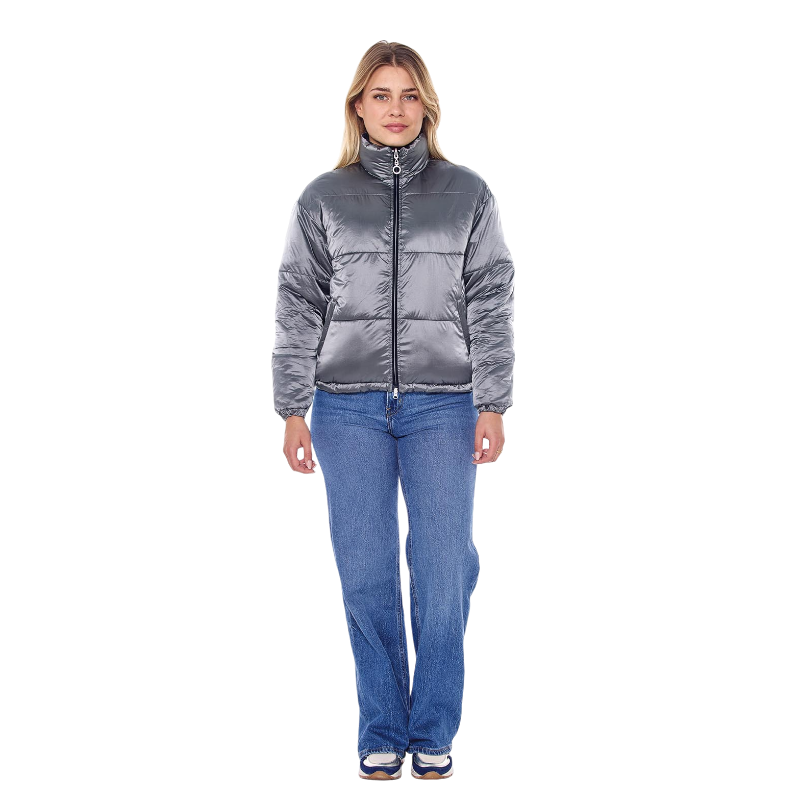 Harcour - Damen-Steppjacke mit langen Ärmeln Janari marine | - Ohlala