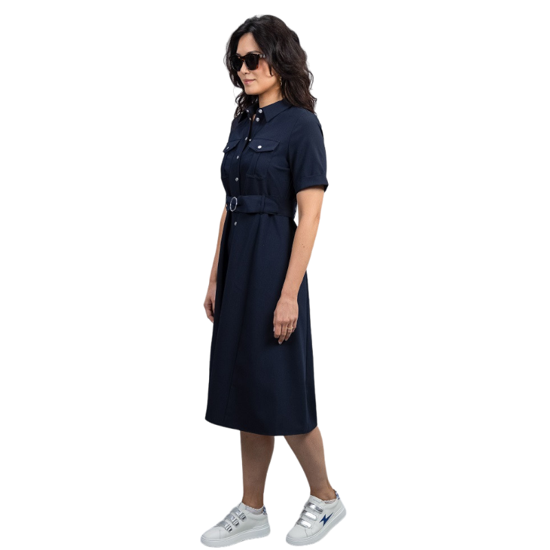 Harcour - Disca navy women's dress | - Ohlala