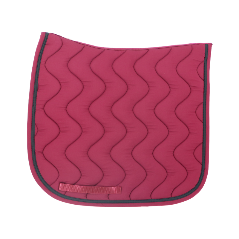Harcour - Versailles dressage saddle pad without logo, burgundy | - Ohlala