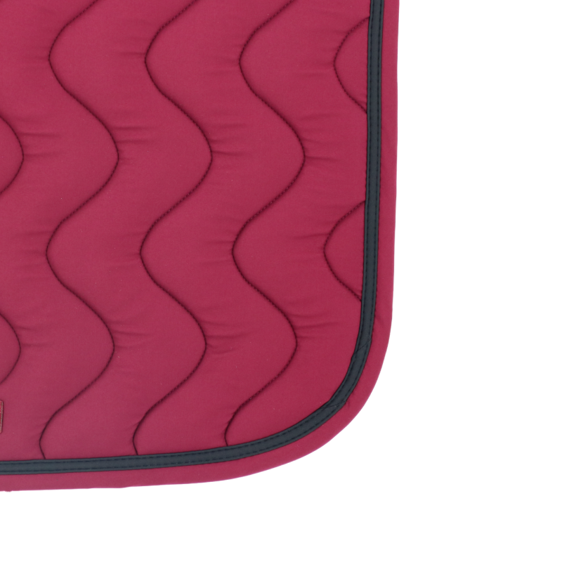 Harcour - Versailles dressage saddle pad without logo burgundy | - Ohlala