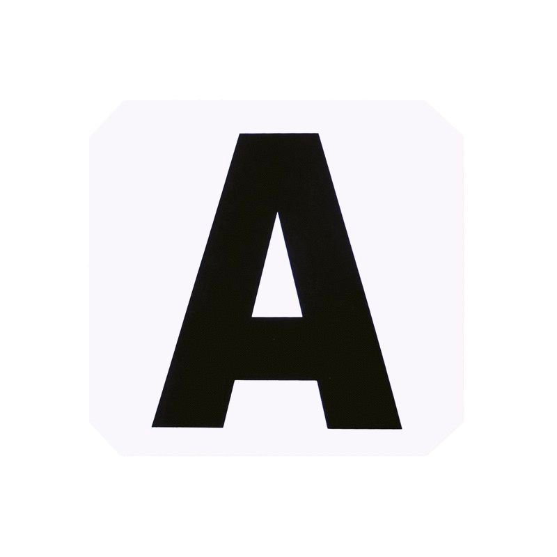 Hippotonic - Set de 12 lettres de manège autocollantes | - Ohlala