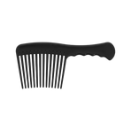 Hippotonic - Soft wide-tooth comb black | - Ohlala