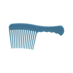Hippotonic - Soft wide-tooth comb turquoise | - Ohlala