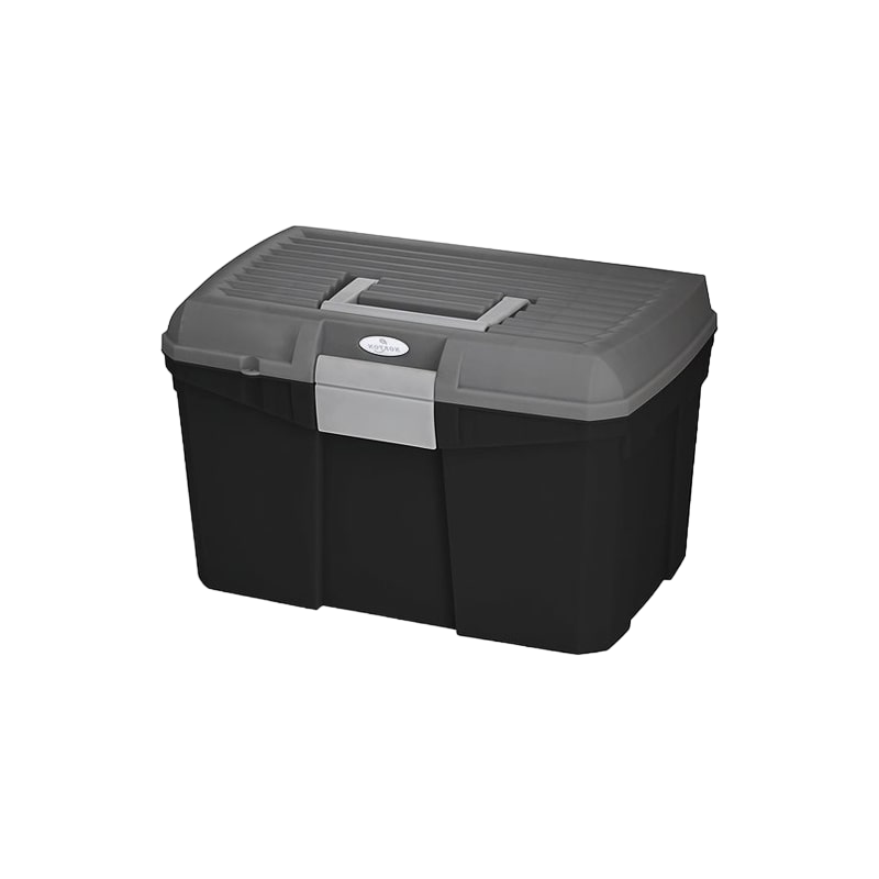 Hippotonic - Coffre de pansage noir/gris | - Ohlala