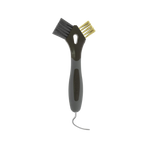Hippotonic - 3-in-1 Metal Hoof Pick & Brush Brown | - Ohlala