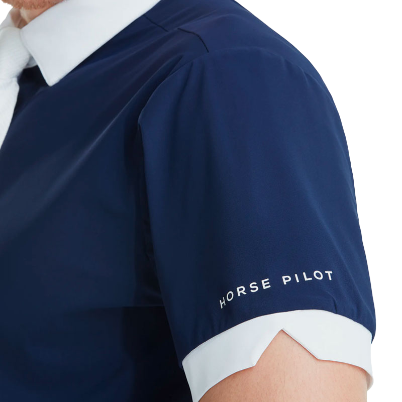 Horse Pilot - Chemise à manches courtes homme Aerolight marine | - Ohlala