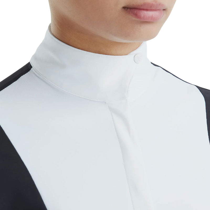 Horse Pilot - Camicia a maniche lunghe donna Monica blu notte | - Ohlala
