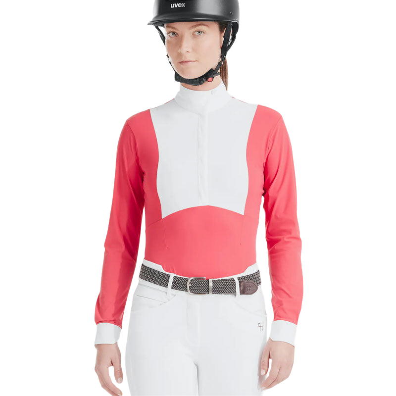 Horse Pilot - Chemise manches longues femme Monica rose | - Ohlala