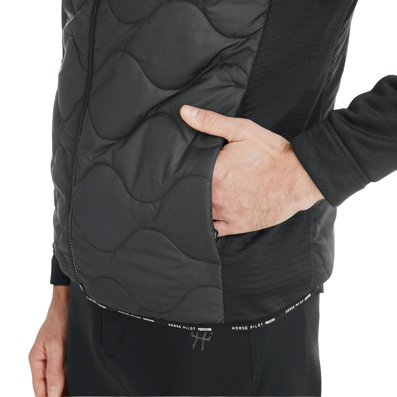 Horse Pilot - Chaleco acolchado hombre Rider Vest negro | - Ohlala
