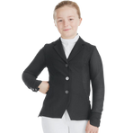 Horse Pilot - Veste de concours fille Aeromesh noir | - Ohlala