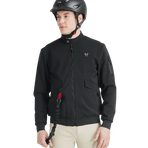 Horse Pilot - Chaqueta de manga larga hombre Teddy negro | - Ohlala