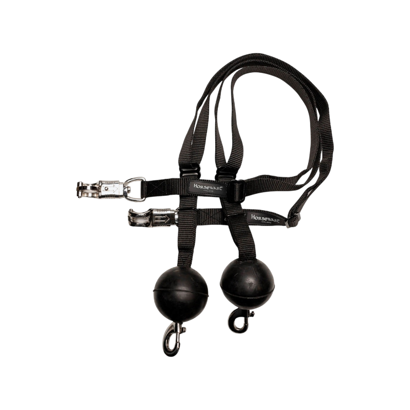 Horseware - Schwarze Quiet Drop Sicherheitsanbinder (x2)