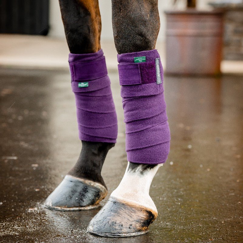 Horseware - Amigo Fleece winterberry polo wraps (x4) | - Ohlala