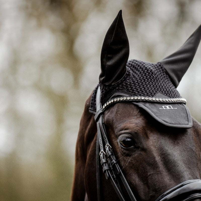 Horseware - Alessandro Albanese horse ear bonnet black | - Ohlala