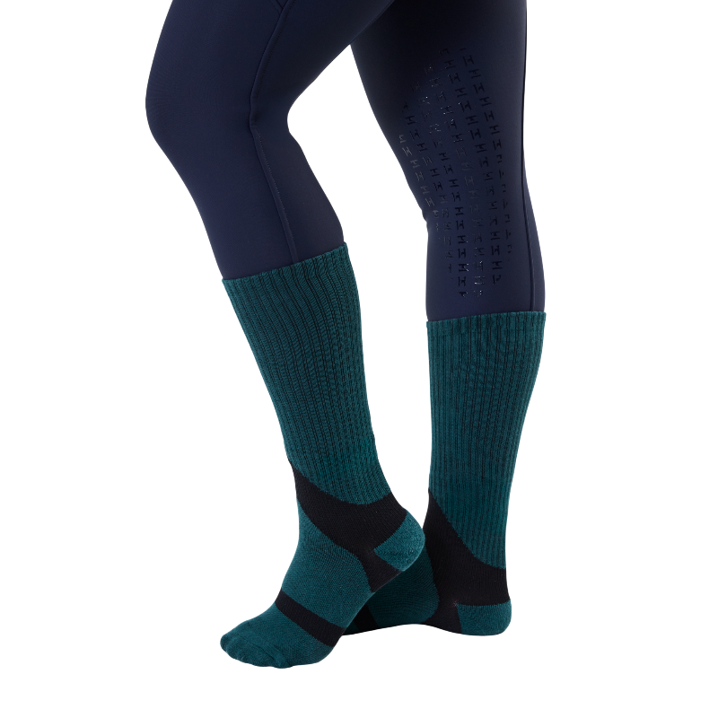 Horseware - Unisex Pulse Performance dynasty green riding socks | - Ohlala