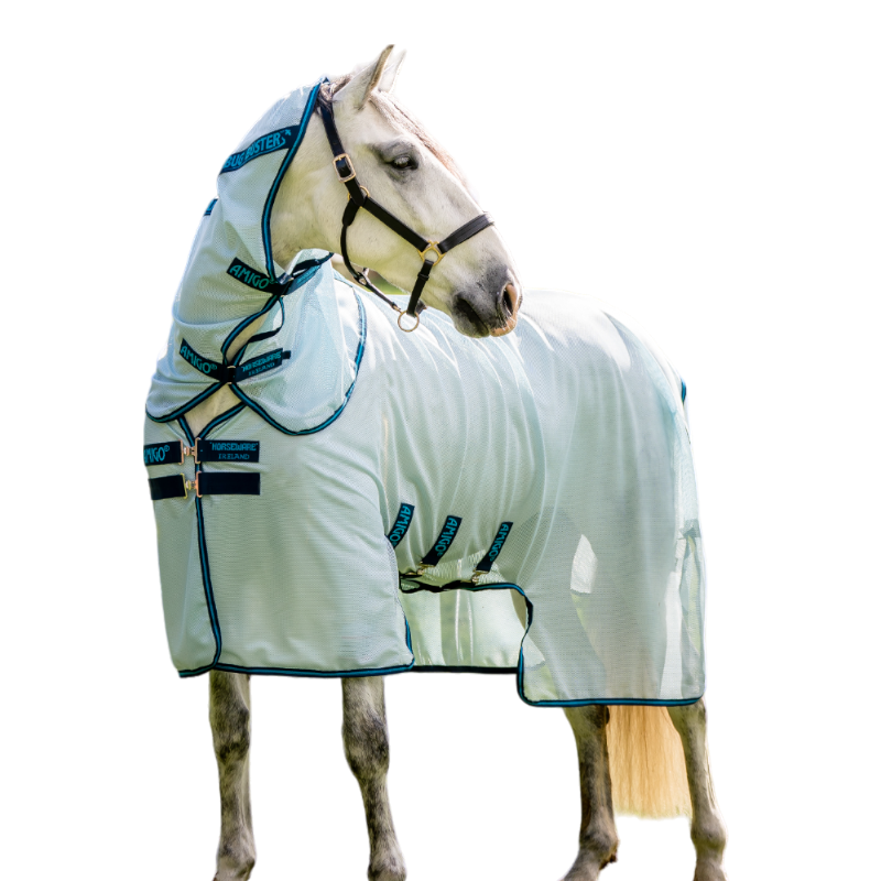 Horseware - Fliegendecke Amigo Bug Buster azurblau/ marine/ elektrischblau | - Ohlala