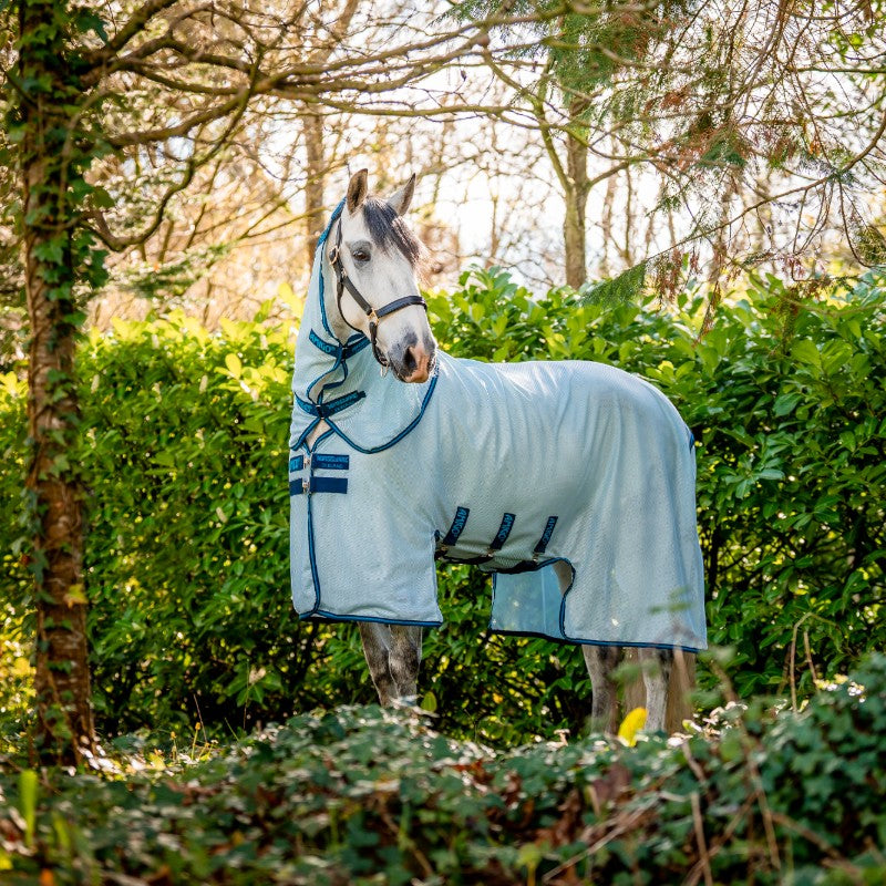 Horseware - Fliegendecke Amigo Bug Buster azurblau/ marine/ elektrischblau | - Ohlala