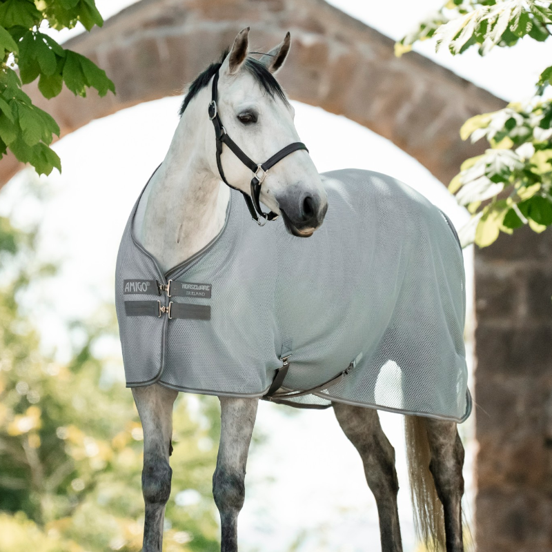 Horseware - Koszulka szybkoschnąca siatkowa Airnet Amigo denim