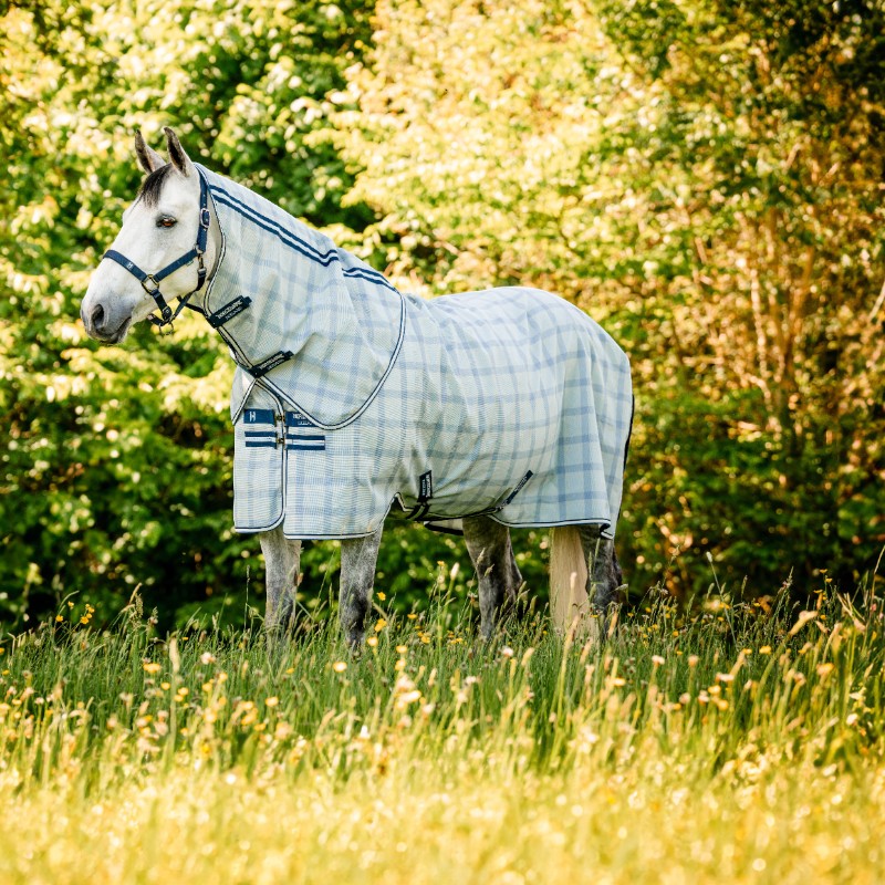 Horseware - Couverture anti-mouches Newmarket Plus witney navy | - Ohlala