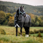 Horseware - Derka zewnętrzna Amigo FieldSafe Reflectech Plus Turnout czarna 250g | - Ohlala