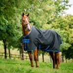 Horseware - Amigo Ripstop 900 Original outdoor rug with fleece lining black/classic blue 50g | - Ohlala
