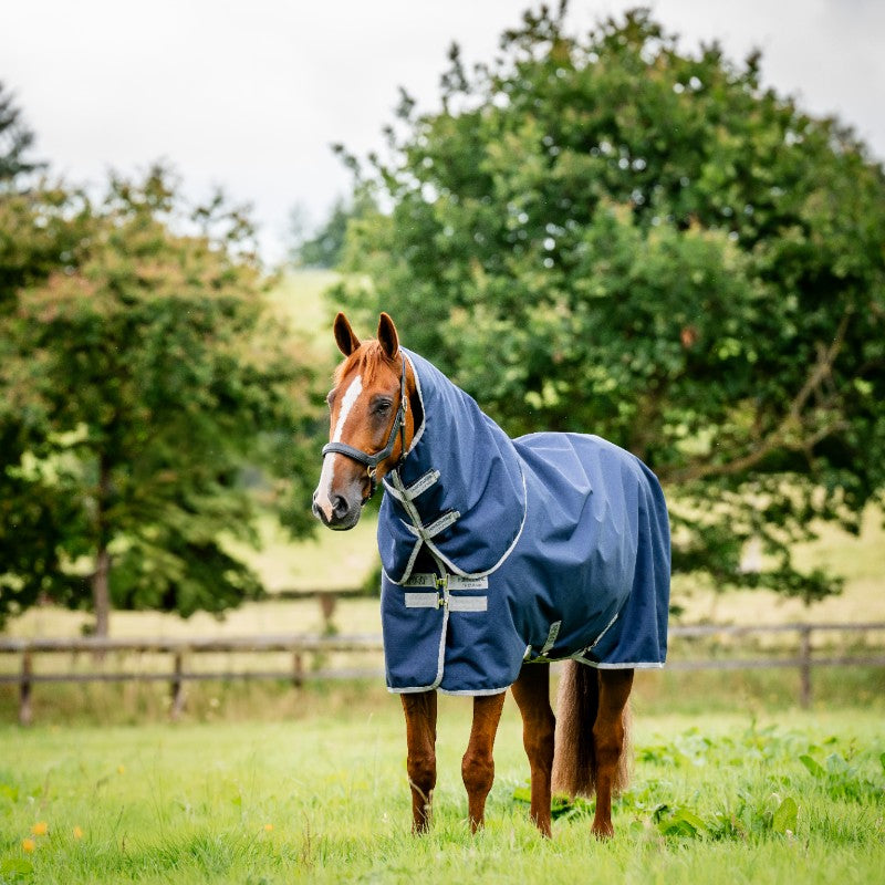 Horseware - Amigo Ripstop 900 Plus Turnout Rug navy/ titanium grey 200g | - Ohlala